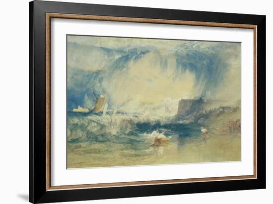 Lyme Regis, Dorset, England, C.1834-J. M. W. Turner-Framed Giclee Print