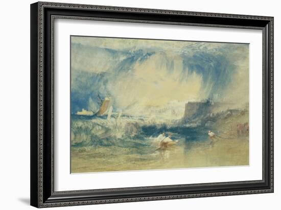 Lyme Regis, Dorset, England, C.1834-J. M. W. Turner-Framed Giclee Print