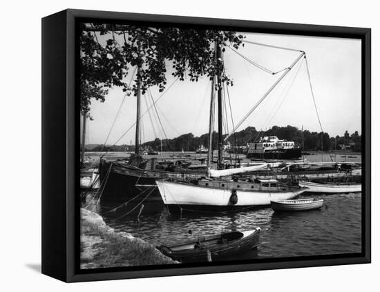 Lymington Harbour-J. Chettlburgh-Framed Premier Image Canvas