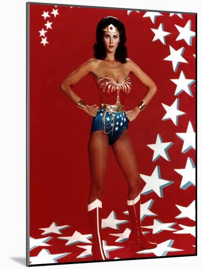 Lynda Carter. "Wonder Woman" [1975], Directed by Alan Crosland.-null-Mounted Photographic Print