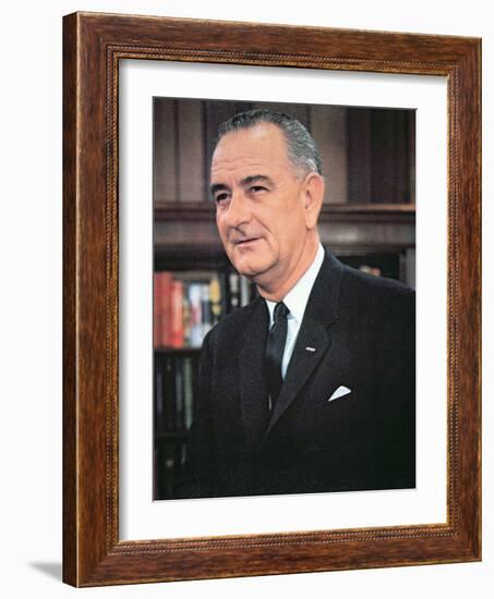 Lyndon B. Johnson-null-Framed Photographic Print