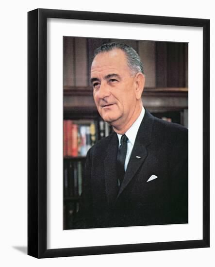 Lyndon B. Johnson-null-Framed Photographic Print