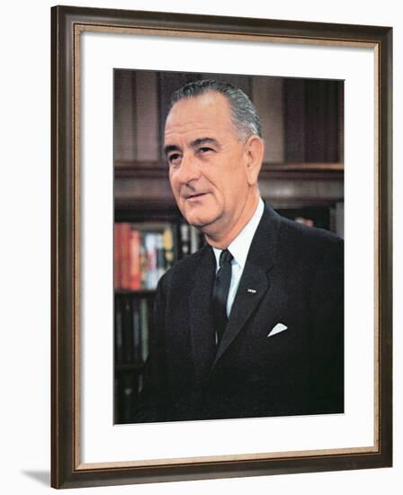 Lyndon B. Johnson-null-Framed Photographic Print