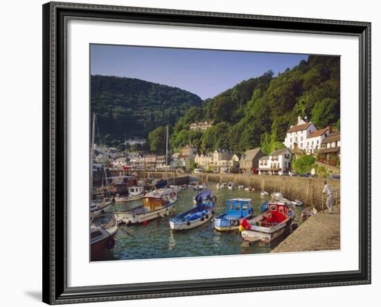 Lynmouth, Devon, England-John Miller-Framed Photographic Print