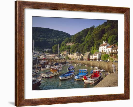 Lynmouth, Devon, England-John Miller-Framed Photographic Print