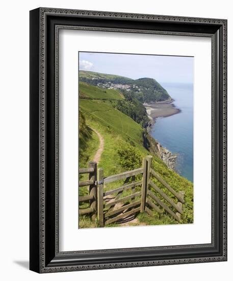 Lynmouth, Exmoor National Park, Somerset, England, United Kingdom, Europe-Jeremy Lightfoot-Framed Photographic Print