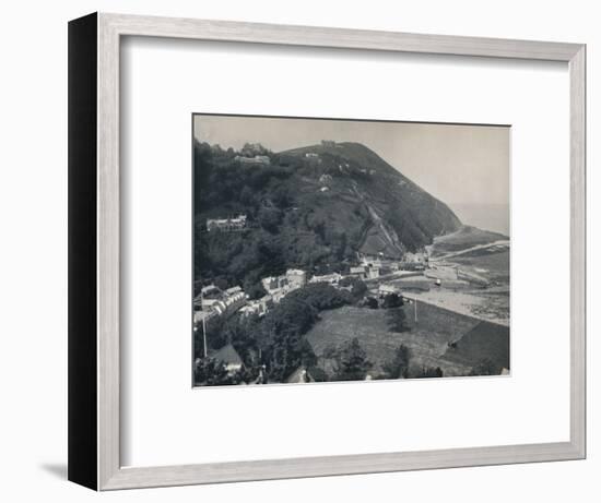 'Lynmouth - The Hill, Showing Lynton Above', 1895-Unknown-Framed Photographic Print