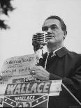 Gov. George C. Wallace of Alabama Campaigning on Behalf of His Wife For Governor-Lynn Pelham-Photographic Print