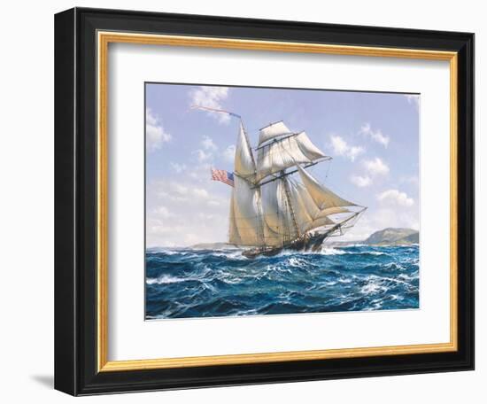 Lynx U.S. Privateer-Roy Cross-Framed Art Print