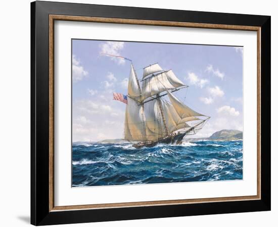 Lynx U.S. Privateer-Roy Cross-Framed Art Print