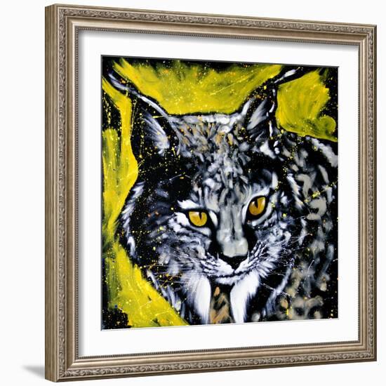 Lynx-null-Framed Art Print