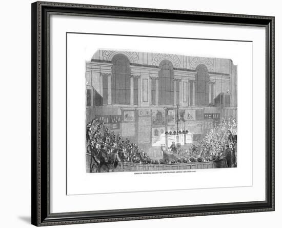 Lyon Playfair, Scottish Chemist and Politician, Lecturing, 1852-null-Framed Giclee Print