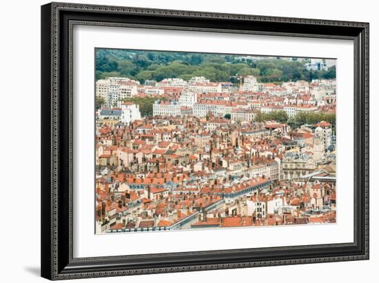 Lyon Rooftops I-Erin Berzel-Framed Photographic Print