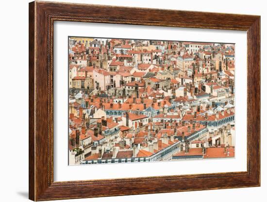 Lyon Rooftops II-Erin Berzel-Framed Photographic Print