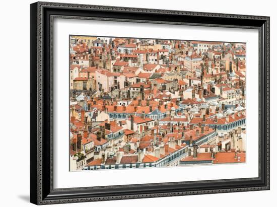 Lyon Rooftops II-Erin Berzel-Framed Photographic Print