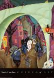 Carnival Giants Marching Through Town Scattering the Citizens Who Scurry Under Their Feet-Lyonel Feininger-Photographic Print