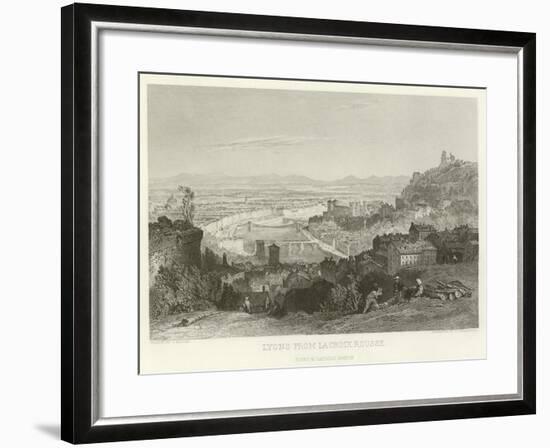 Lyons from La Croix Rousse-Alphonse Marie de Neuville-Framed Giclee Print