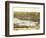 Lyons, Iowa - Panoramic Map-Lantern Press-Framed Art Print