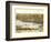 Lyons, Iowa - Panoramic Map-Lantern Press-Framed Art Print