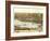 Lyons, Iowa - Panoramic Map-Lantern Press-Framed Art Print