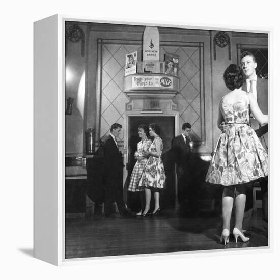 Lyons Maid Drinka Winta Pinta Promotional Dance, Mexborough, South Yorkshire, 1960-Michael Walters-Framed Premier Image Canvas