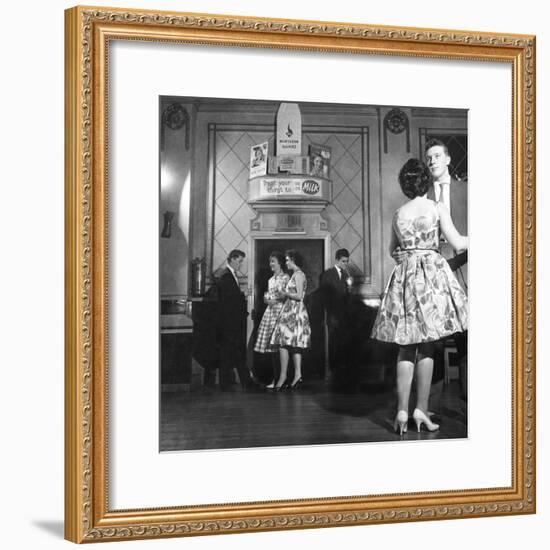 Lyons Maid Drinka Winta Pinta Promotional Dance, Mexborough, South Yorkshire, 1960-Michael Walters-Framed Photographic Print