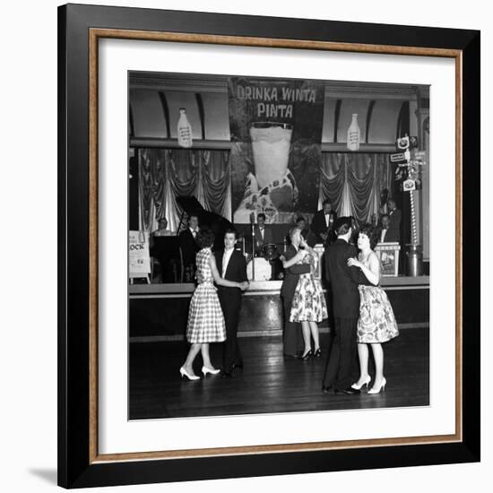 Lyons Maid Drinka Winta Pinta Promotional Dance, Mexborough, South Yorkshire, 1960-Michael Walters-Framed Photographic Print
