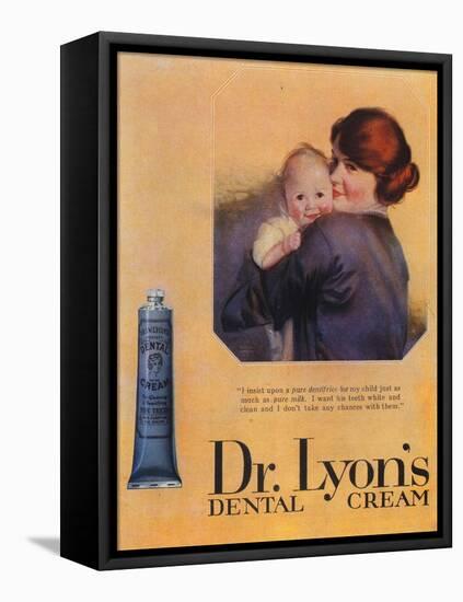 Lyons Toothpaste, Baby, UK, 1900-null-Framed Premier Image Canvas