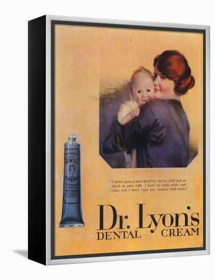 Lyons Toothpaste, Baby, UK, 1900-null-Framed Premier Image Canvas