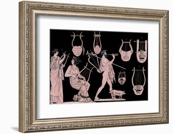 Lyre and Cithara-Stefano Bianchetti-Framed Photographic Print