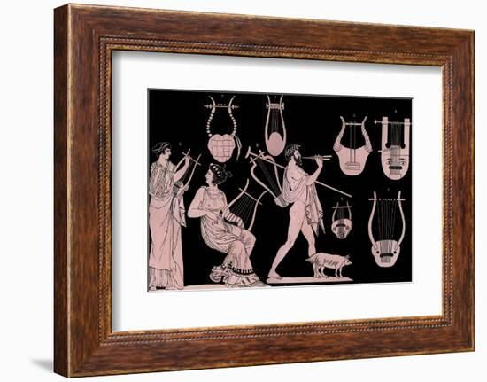 Lyre and Cithara-Stefano Bianchetti-Framed Photographic Print