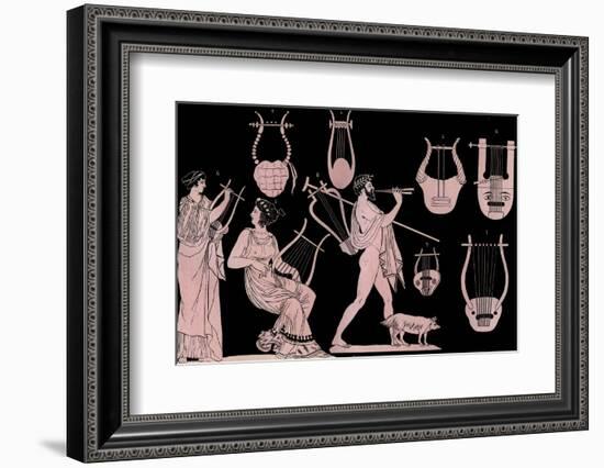 Lyre and Cithara-Stefano Bianchetti-Framed Photographic Print