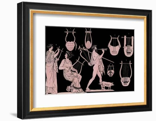Lyre and Cithara-Stefano Bianchetti-Framed Photographic Print