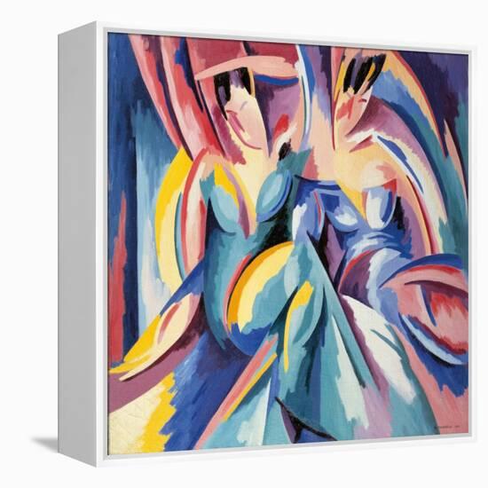 Lyrical Explosion No. 7-Alberto Magnelli-Framed Premier Image Canvas