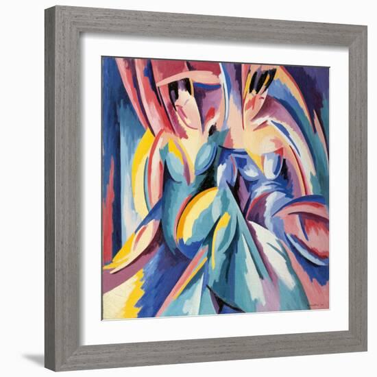 Lyrical Explosion No. 7-Alberto Magnelli-Framed Giclee Print