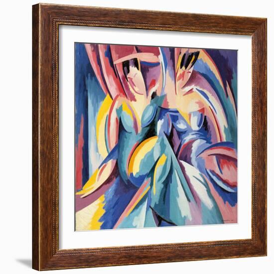 Lyrical Explosion No. 7-Alberto Magnelli-Framed Giclee Print