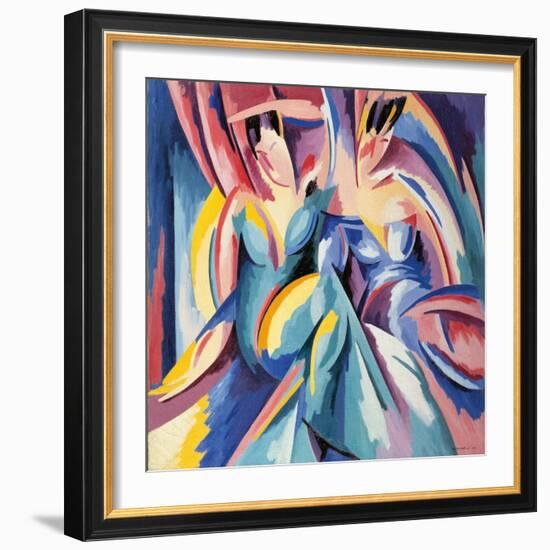 Lyrical Explosion No. 7-Alberto Magnelli-Framed Giclee Print