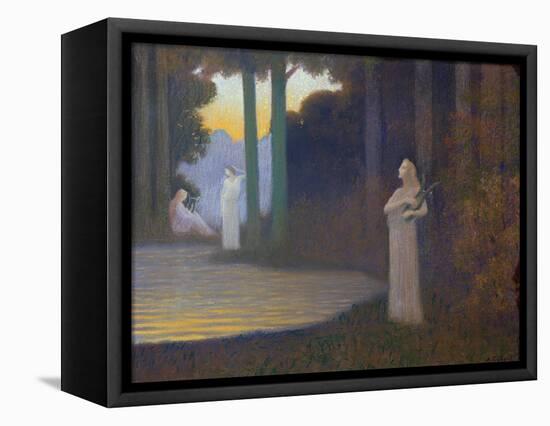 Lyricism in the Forest, 1910-Alphonse Osbert-Framed Premier Image Canvas