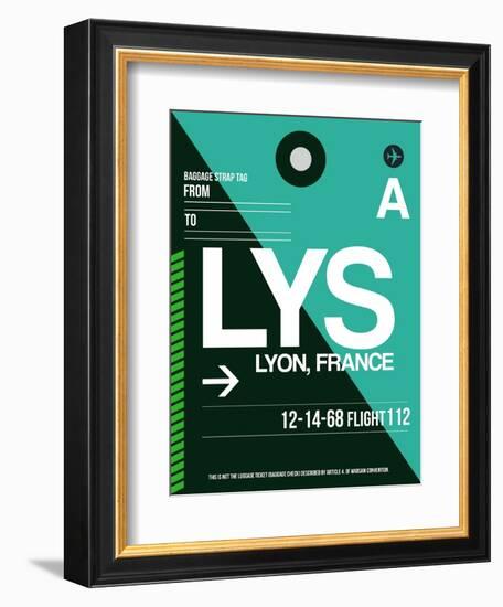 LYS Lyon Luggage Tag II-NaxArt-Framed Art Print