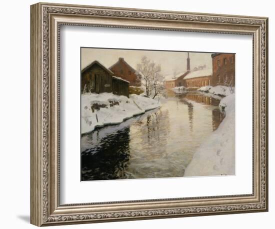 Lysaker River, 1901-Fritz Thaulow-Framed Giclee Print