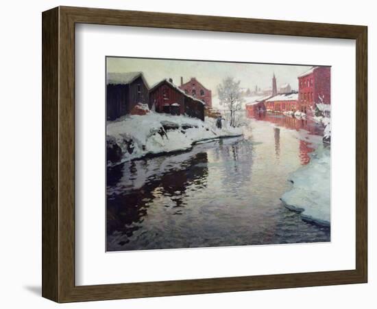 Lysaker River, 1901-Fritz Thaulow-Framed Giclee Print