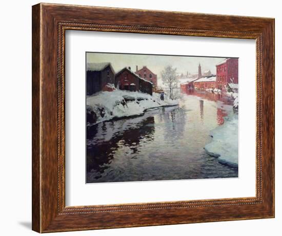 Lysaker River, 1901-Fritz Thaulow-Framed Giclee Print