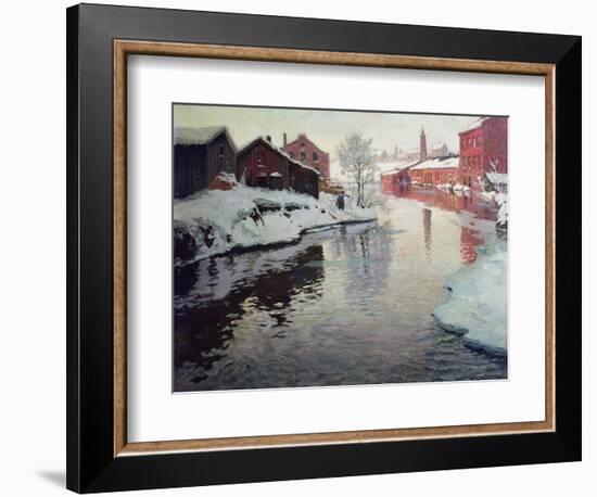 Lysaker River, 1901-Fritz Thaulow-Framed Giclee Print