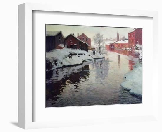 Lysaker River, 1901-Fritz Thaulow-Framed Giclee Print