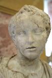 Portrait Bust of Alexander the Great (356-323 BC) Known as the Azara Herm, Greek Replica-Lysippos-Giclee Print