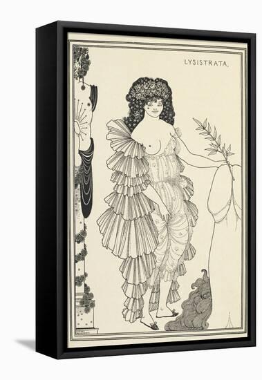 Lysistrata   character in a comedy by Aristophanes, 1896 Print-Aubrey Beardsley-Framed Premier Image Canvas