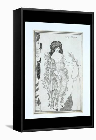 Lysistrata Her Coynte, 19th Century-Aubrey Beardsley-Framed Premier Image Canvas