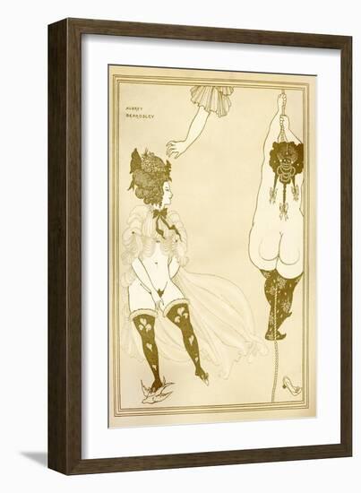 Lysistrata (Illustration)-Aubrey Beardsley-Framed Giclee Print