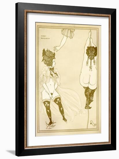 Lysistrata (Illustration)-Aubrey Beardsley-Framed Giclee Print