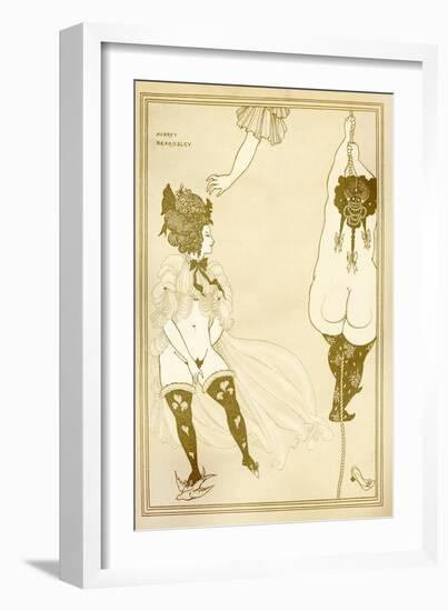 Lysistrata (Illustration)-Aubrey Beardsley-Framed Giclee Print